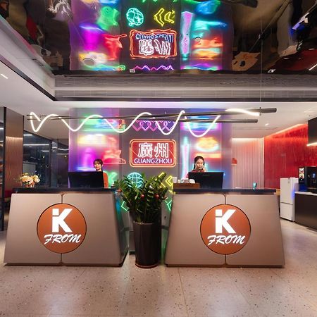 From K Huan Kai Hotel Tiyuxi Metro Station Kuangcsou Kültér fotó
